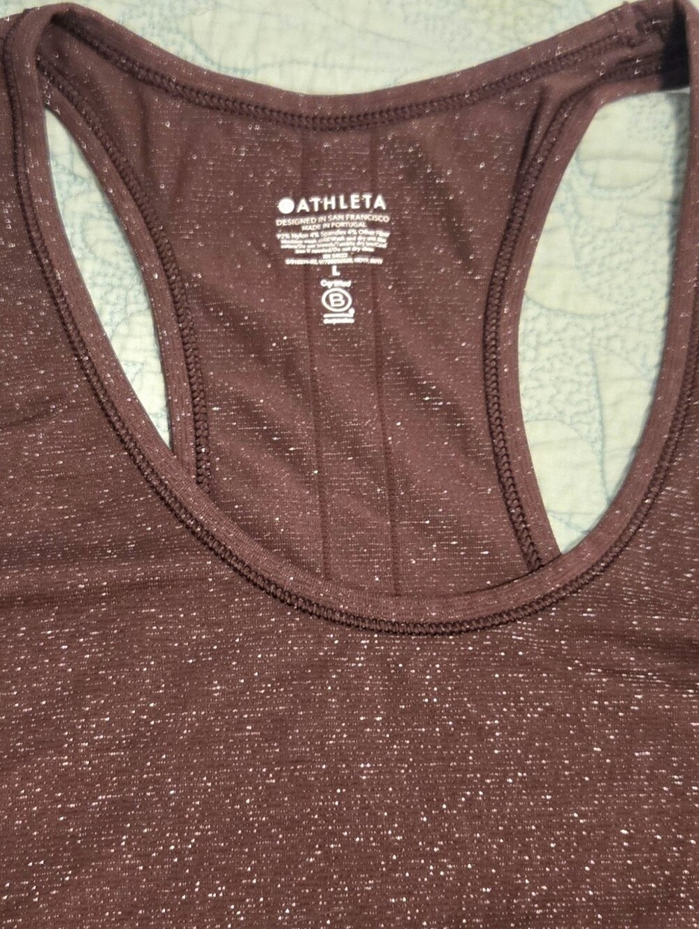 Athlera Racerback Shimmer Tank - Picture 2 of 13